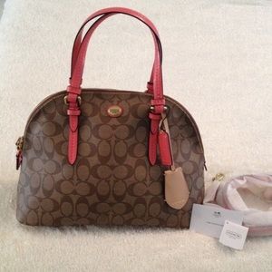 FIRM BELOW LOWEST! Coach Peyton Domed Logo Satchel